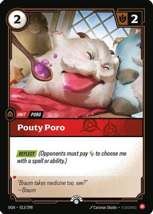 013/298 Pouty Poro Foil Riftbound Organized Play Promotional Cards
