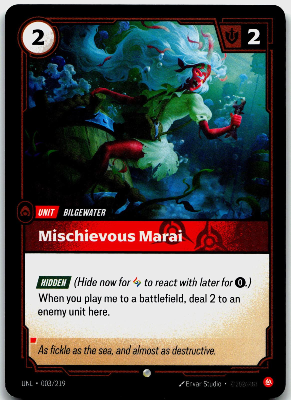 003/219 Mischievous Marai Unleashed