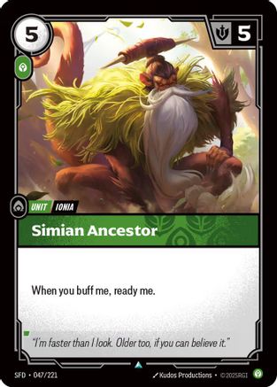 047/221 Simian Ancestor Spiritforged