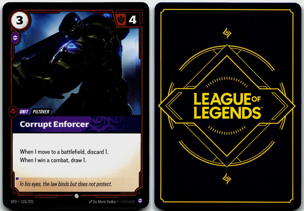 123/221 Corrupt Enforcer Spiritforged