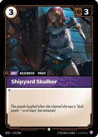 175/298 Shipyard Skulker Origins