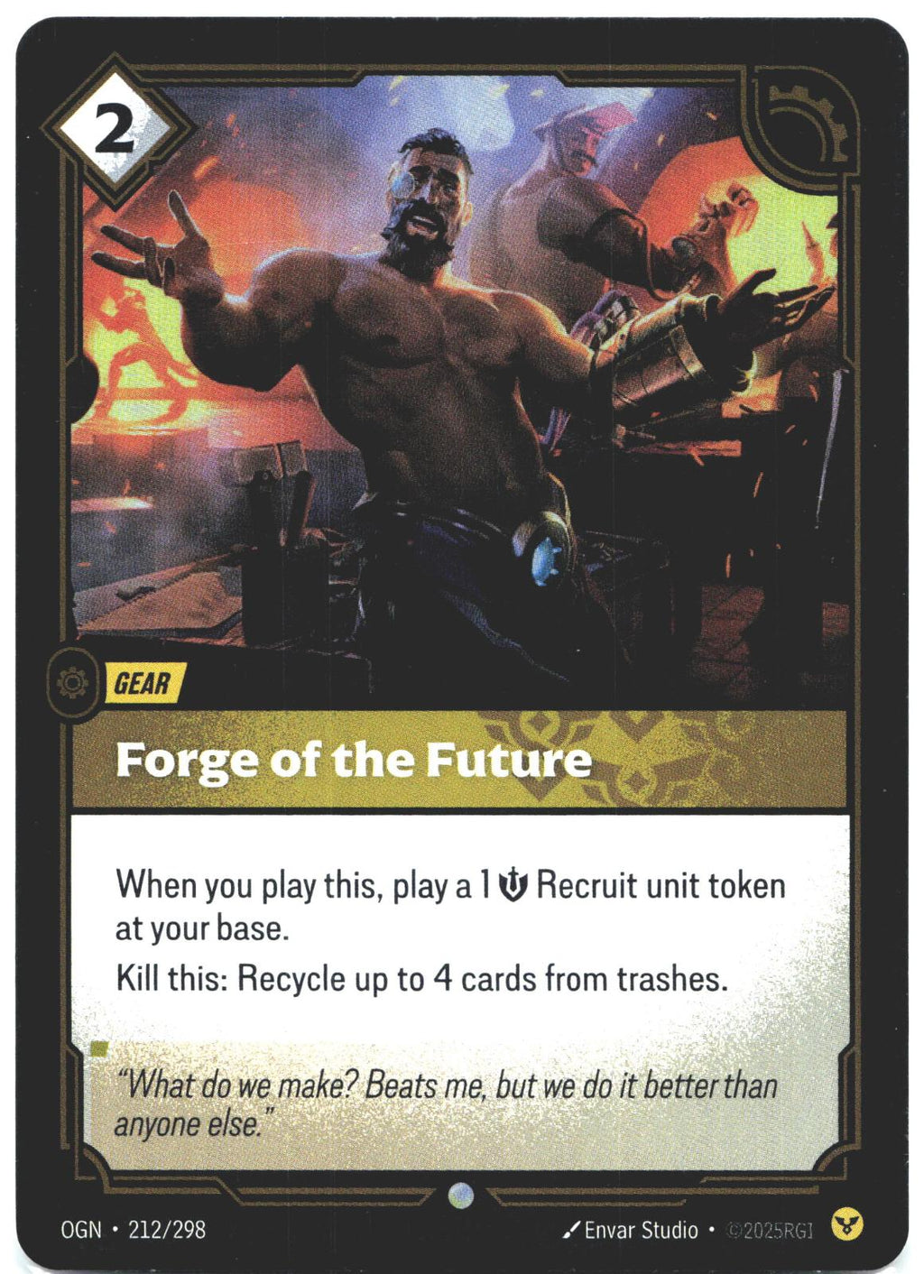212/298 Forge of the Future Foil Origins