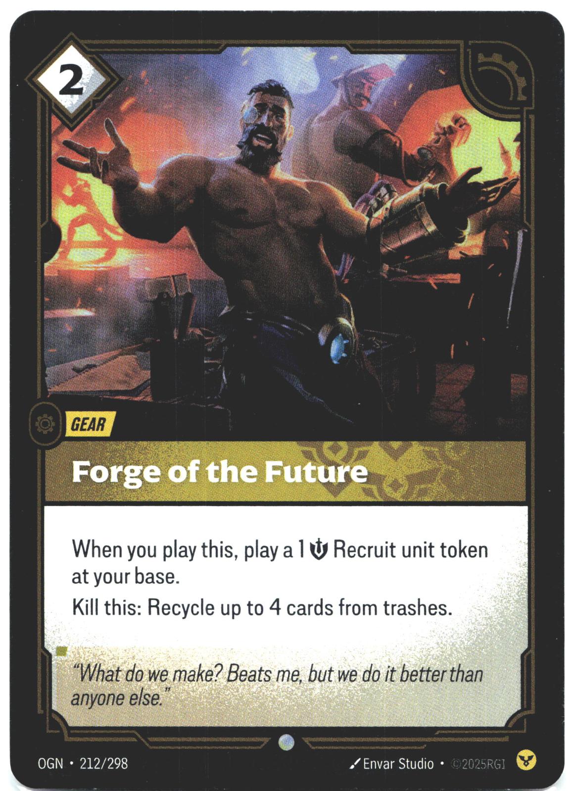212/298 Forge of the Future Foil Origins