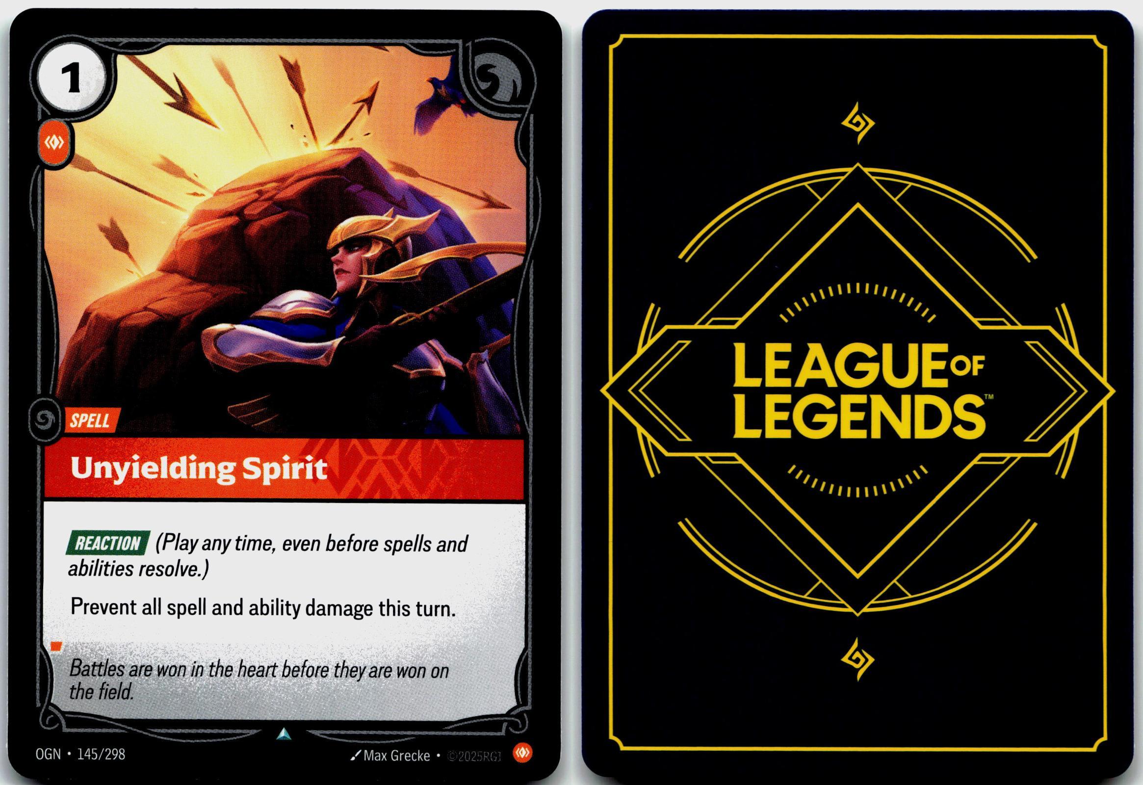 145/298 Unyielding Spirit Origins