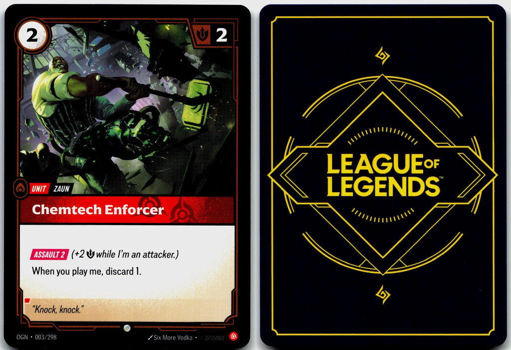 003/298 Chemtech Enforcer Origins