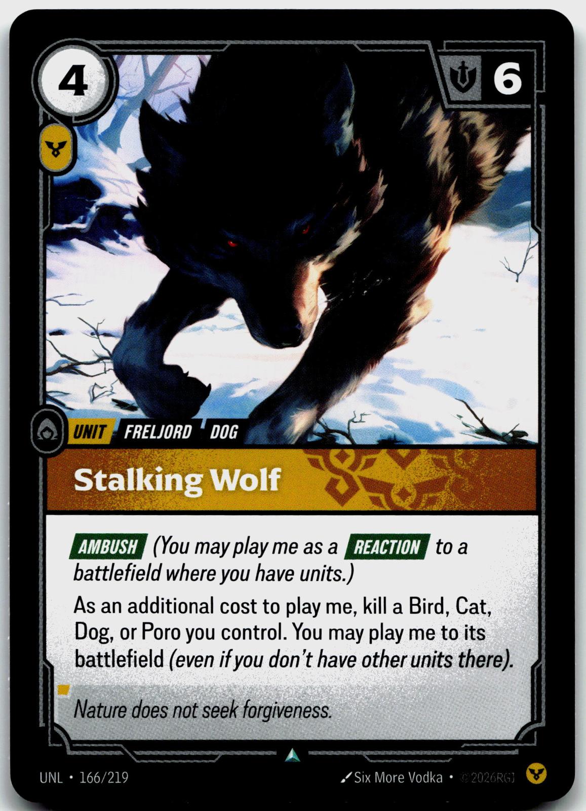 166/219 Stalking Wolf Unleashed