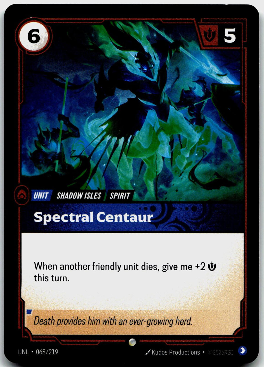 068/219 Spectral Centaur Unleashed