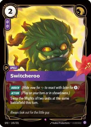 145/221 Switcheroo Foil Spiritforged