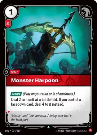 014/219 Monster Harpoon Unleashed