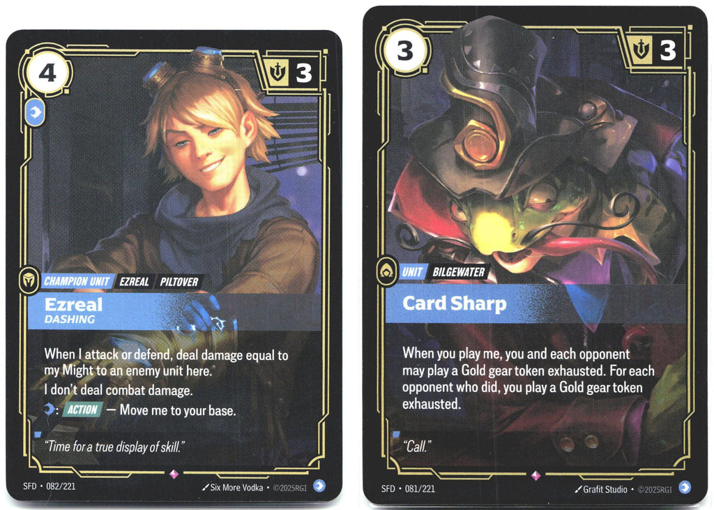 082/221 Ezreal - Dashing Foil Spiritforged