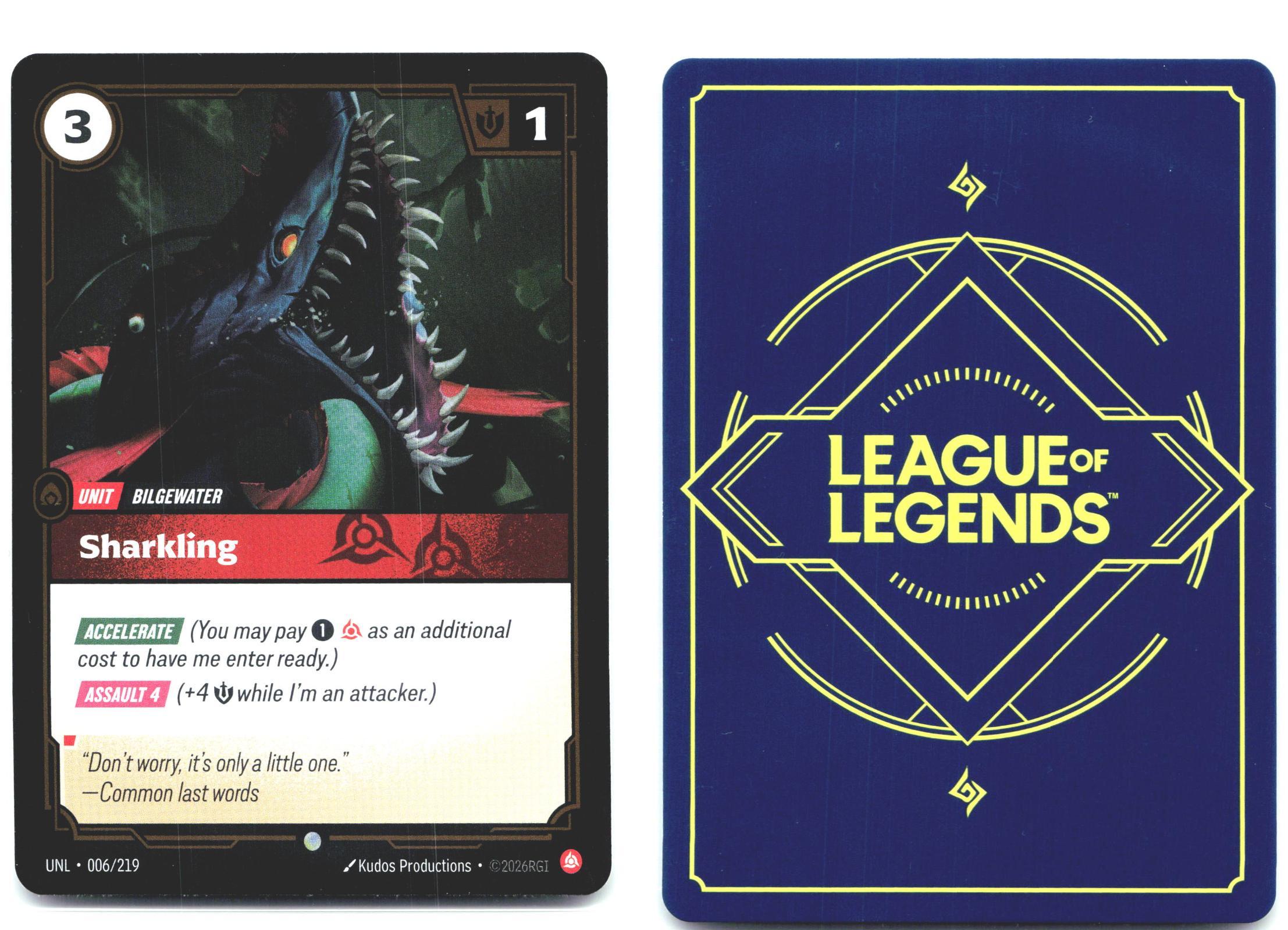 006/219 Sharkling Foil Unleashed
