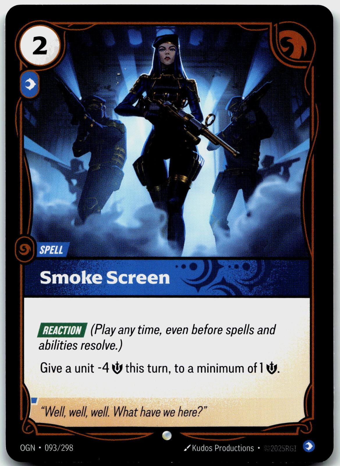 093/298 Smoke Screen Origins