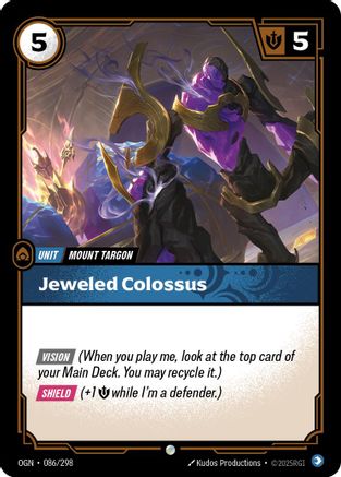 086/298 Jeweled Colossus Origins