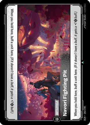 283/298 Navori Fighting Pit Origins