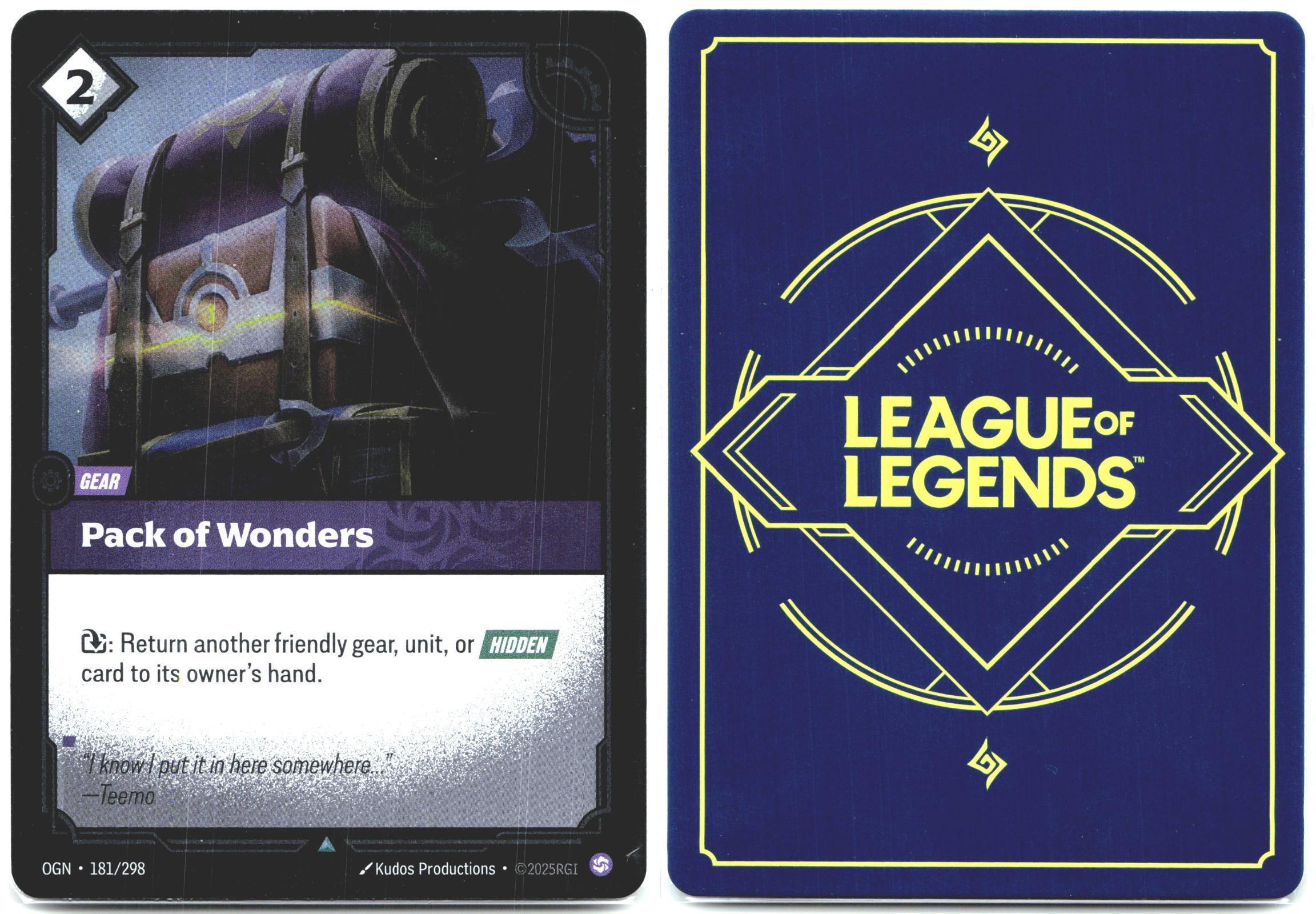 181/298 Pack of Wonders Foil Origins
