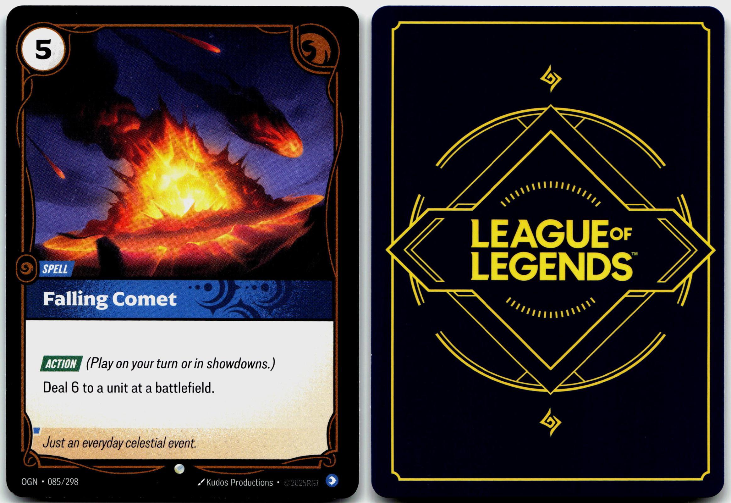 085/298 Falling Comet Origins