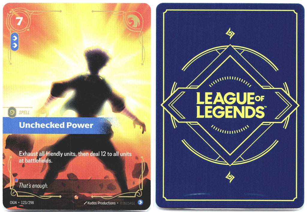 123/298 Unchecked Power Foil Origins