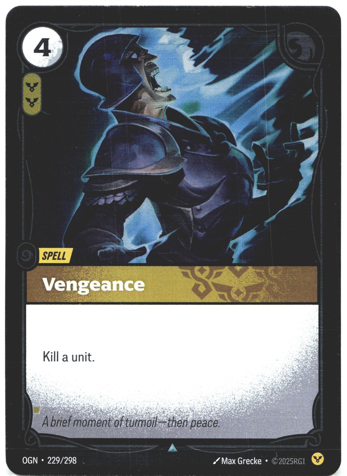 229/298 Vengeance Foil Origins