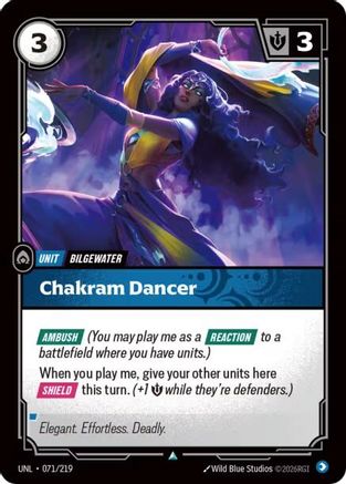 071/219 Chakram Dancer Unleashed