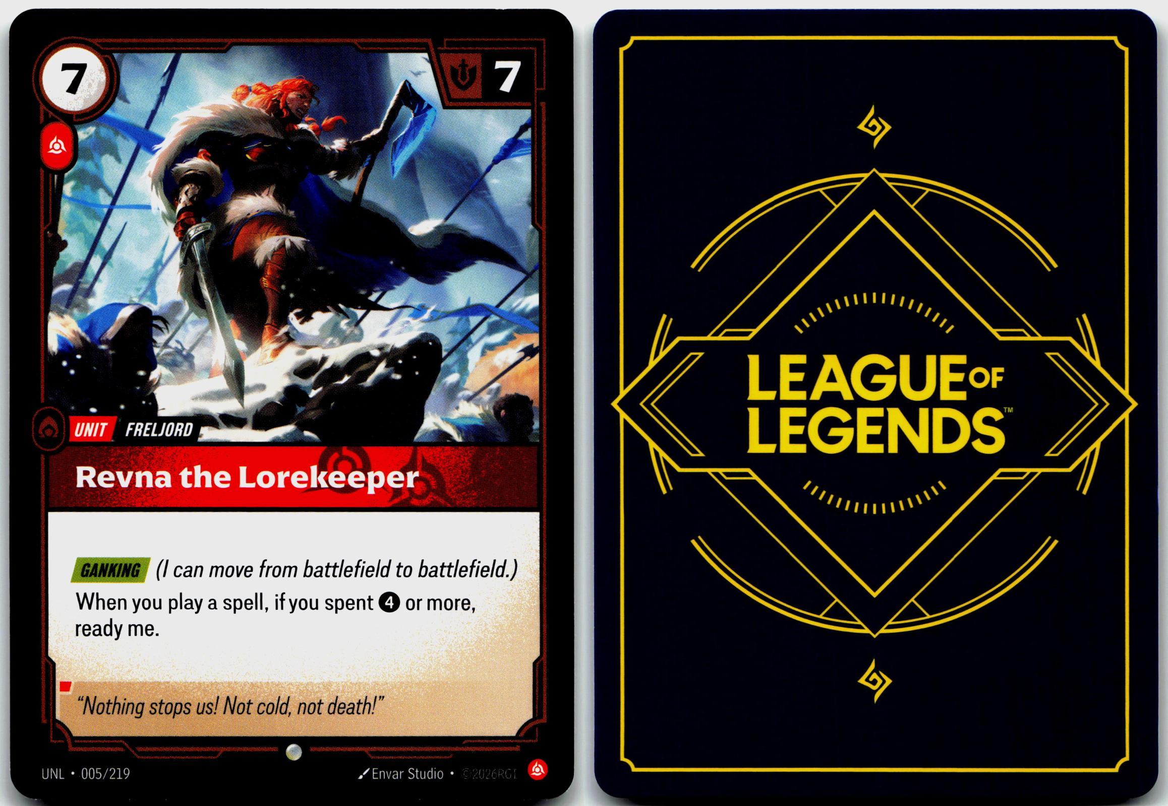 005/219 Revna the Lorekeeper Unleashed