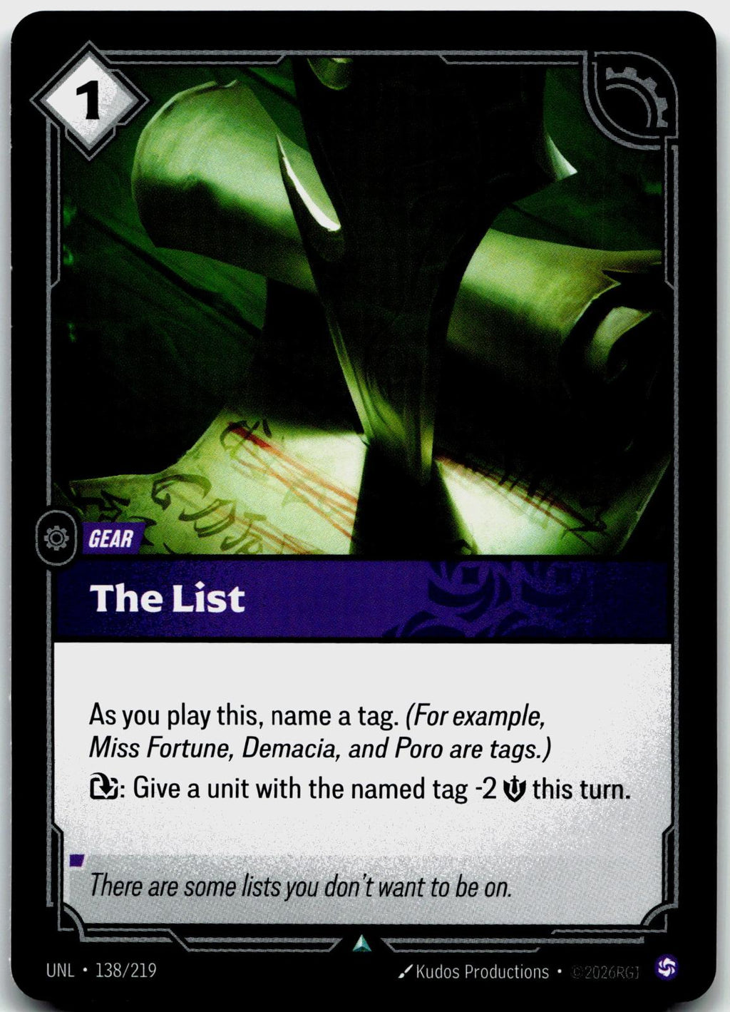 138/219 The List Unleashed