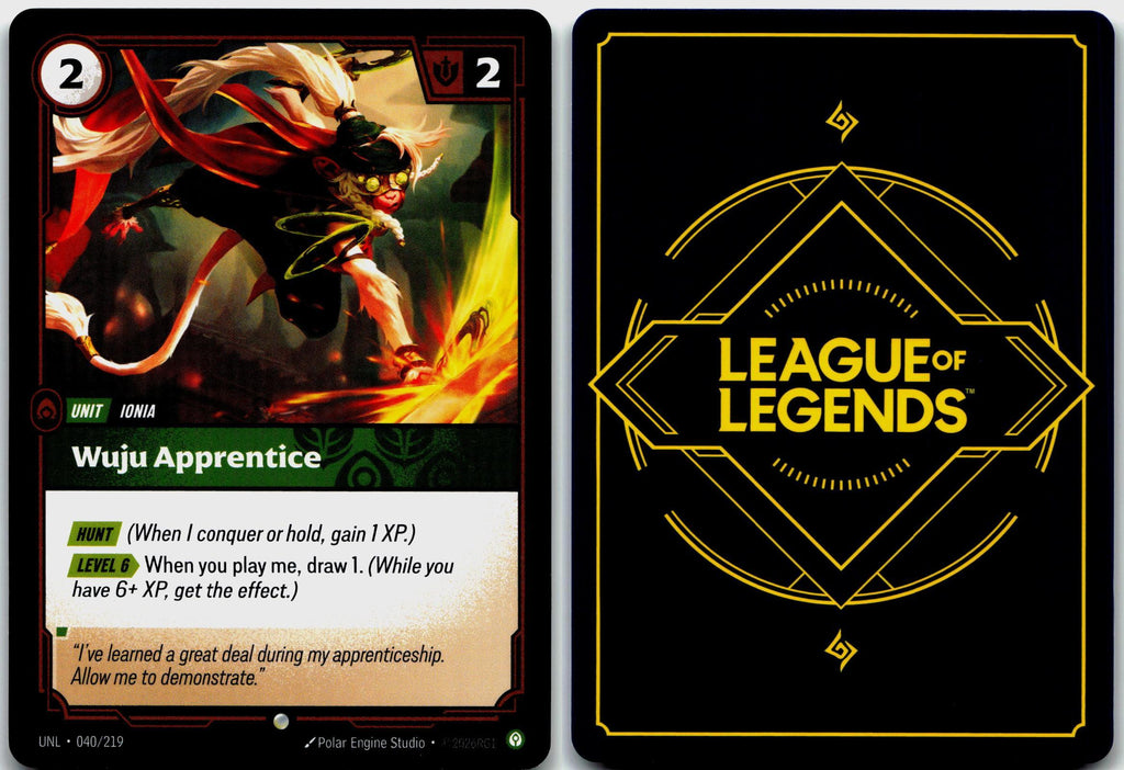 040/219 Wuju Apprentice Unleashed