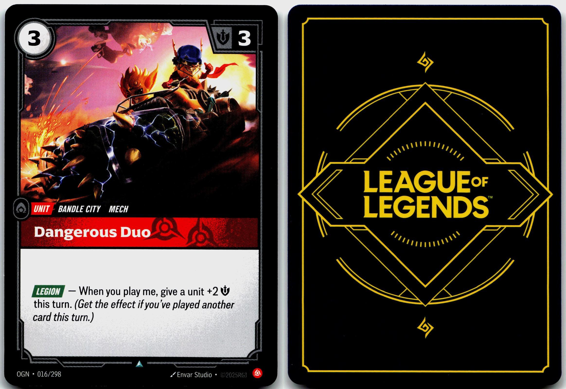 016/298 Dangerous Duo Origins