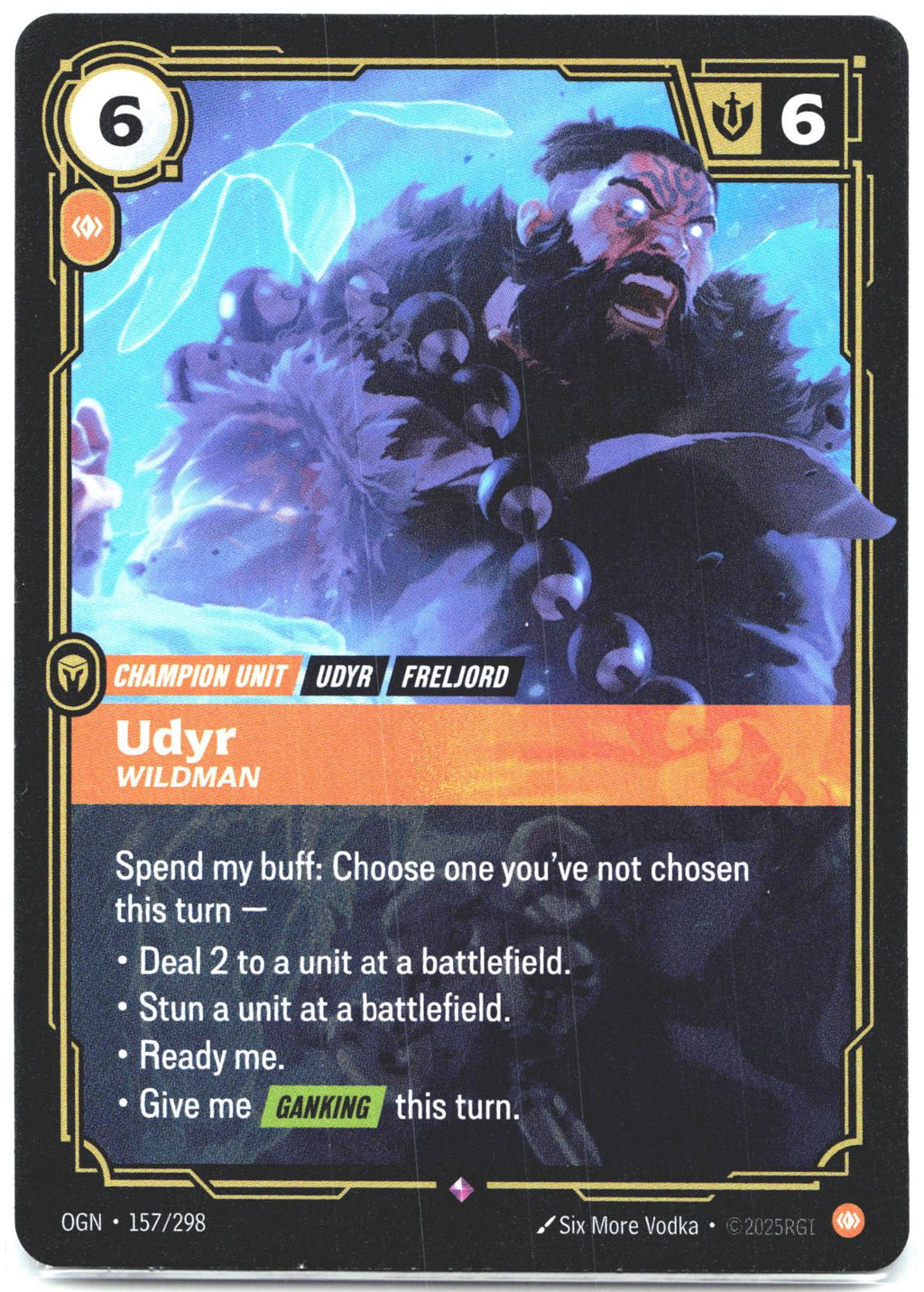 157/298 Udyr - Wildman Foil Origins