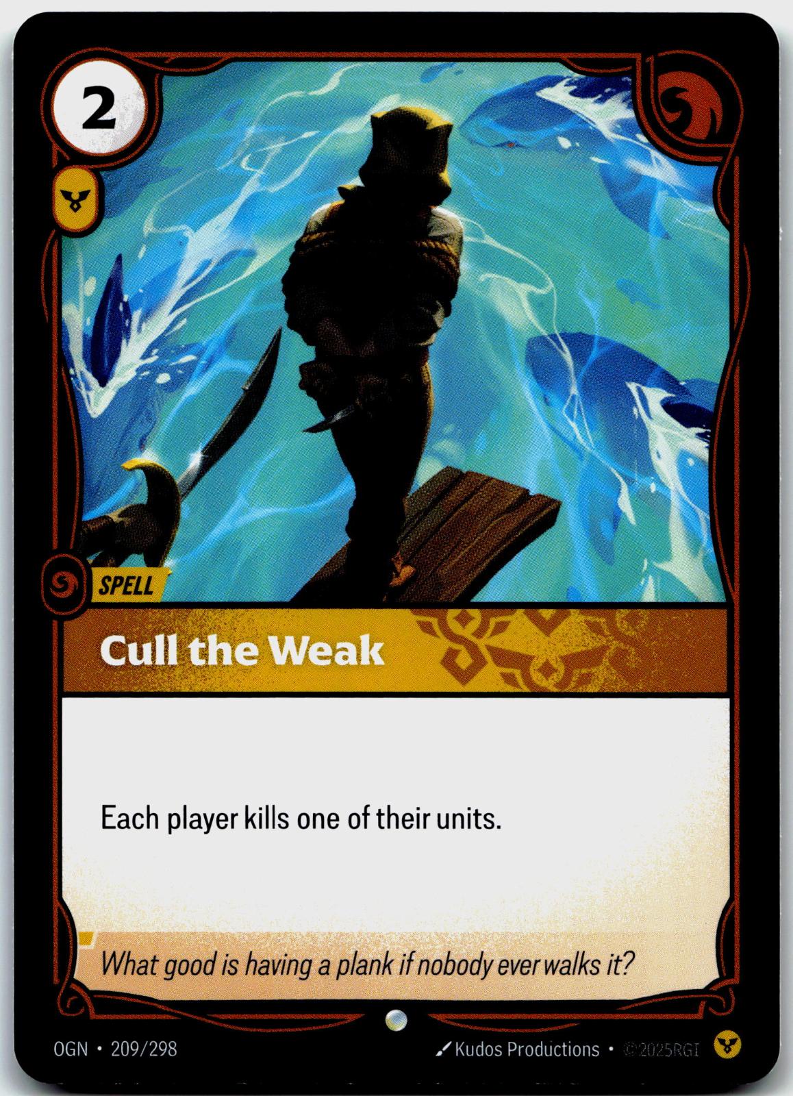209/298 Cull the Weak Origins