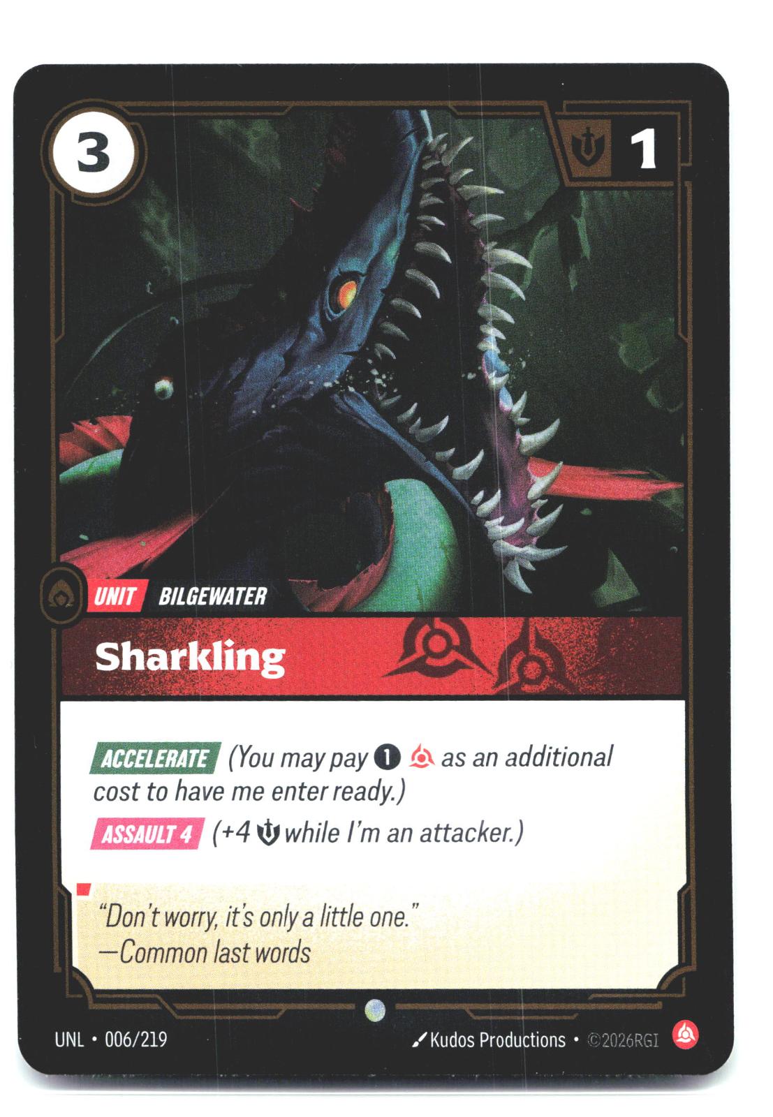 006/219 Sharkling Foil Unleashed