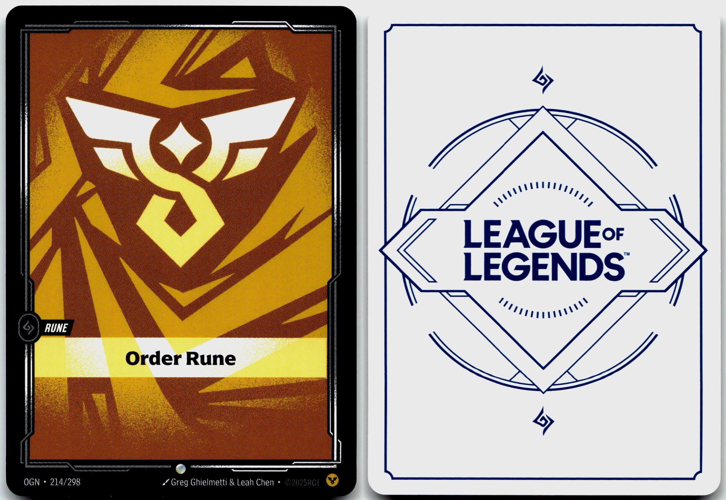 214/298 Order Rune Origins