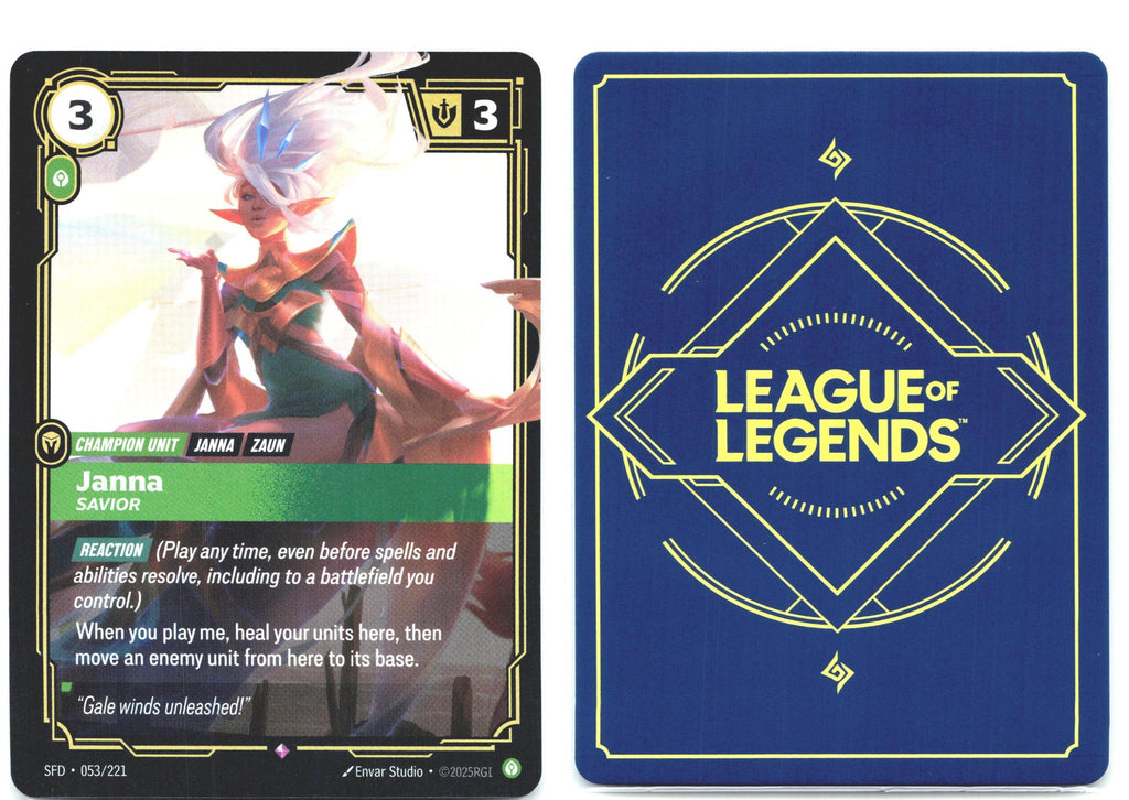 053/221 Janna - Savior Foil Spiritforged
