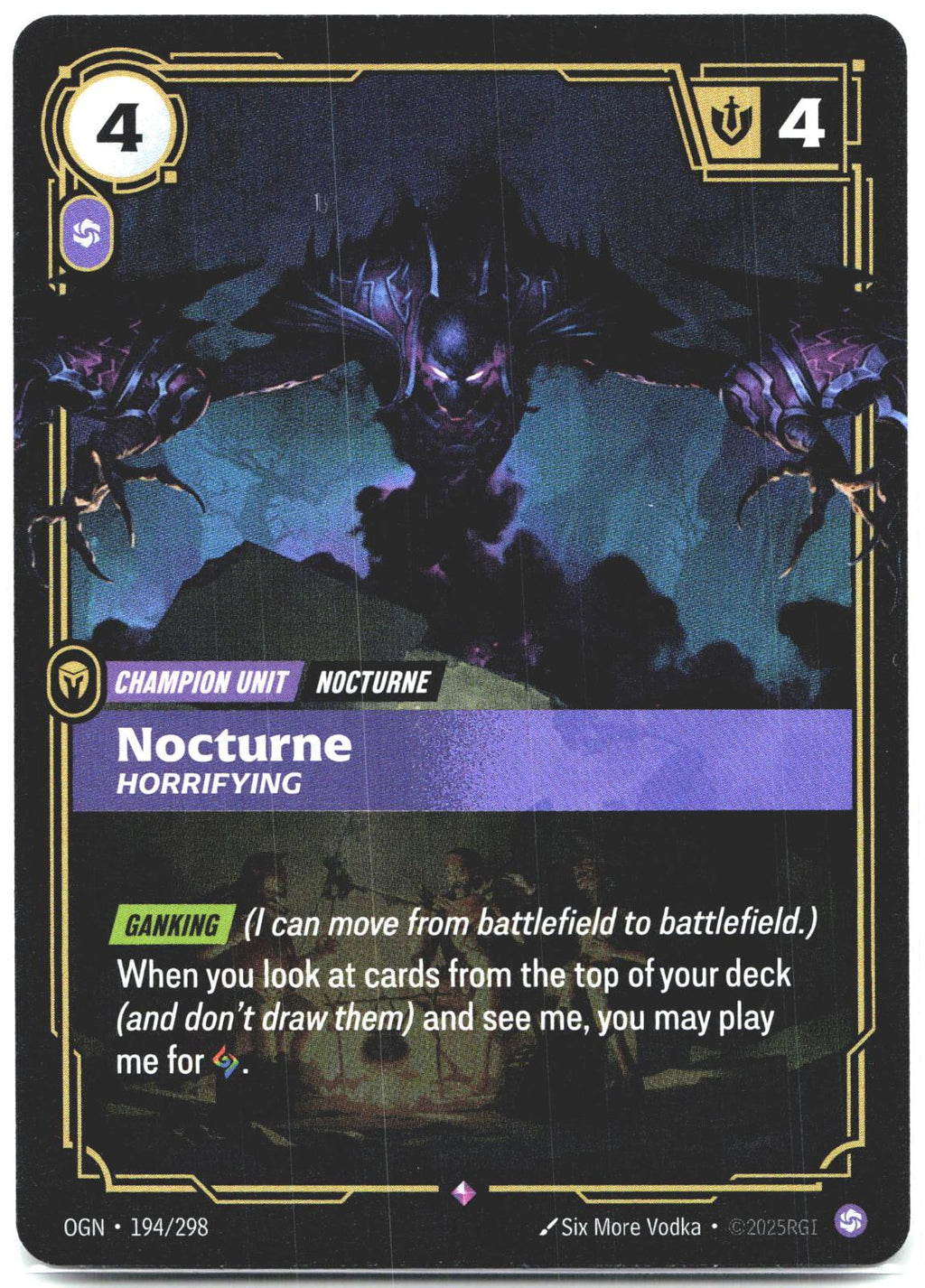 194/298 Nocturne - Horrifying Foil Origins