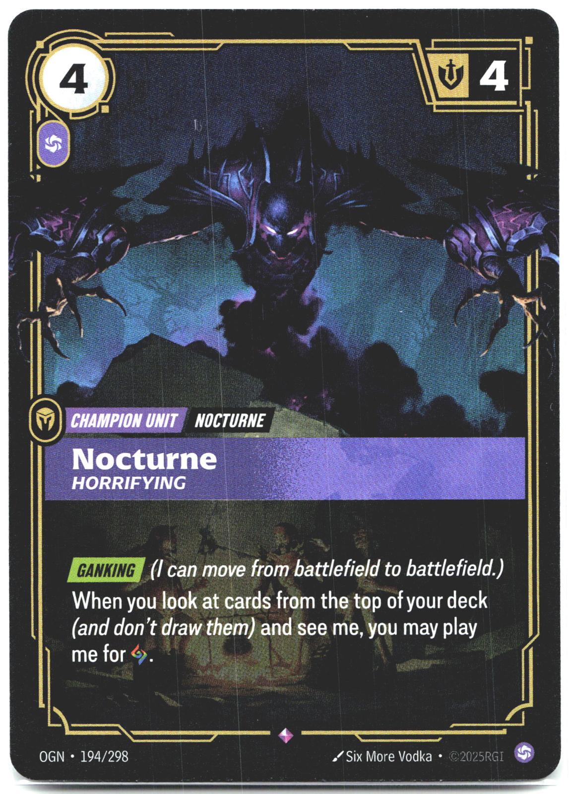 194/298 Nocturne - Horrifying Foil Origins