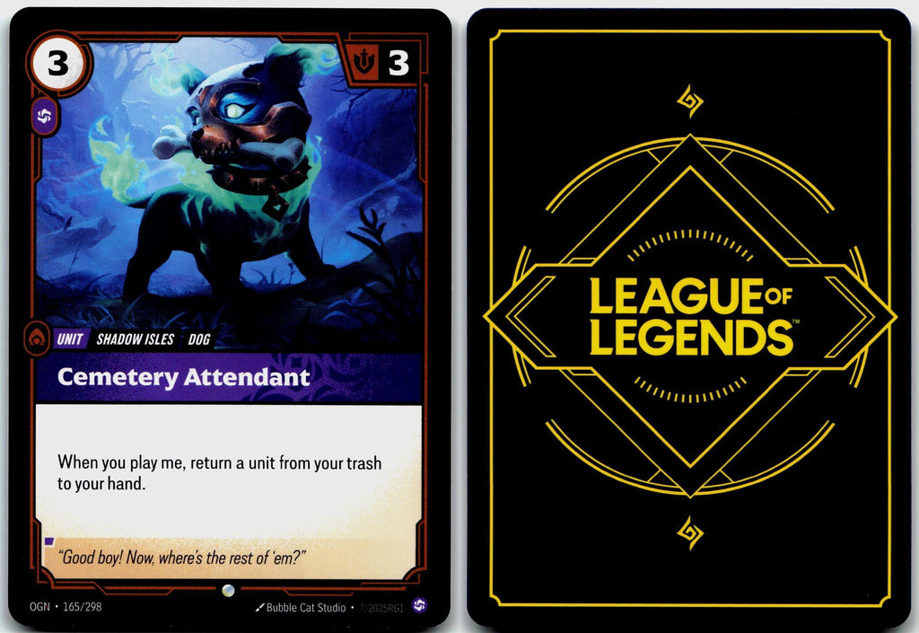 165/298 Cemetery Attendant Origins