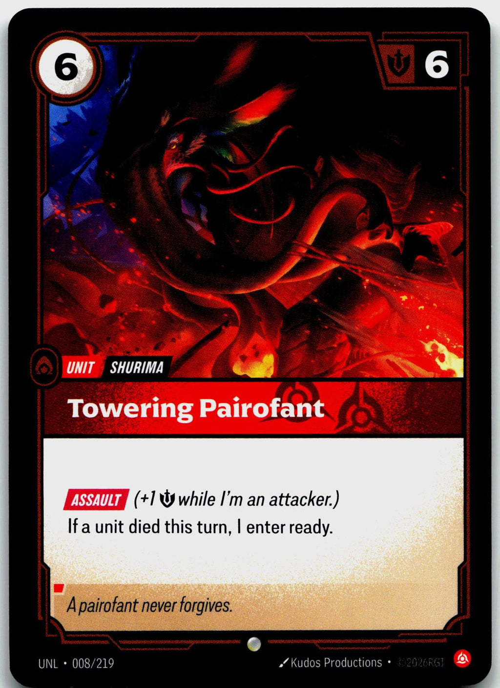 008/219 Towering Pairofant Unleashed