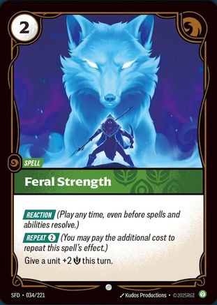 034/221 Feral Strength Spiritforged