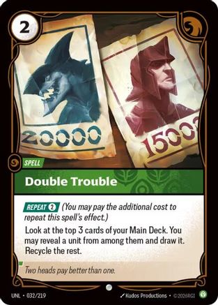 032/219 Double Trouble Unleashed