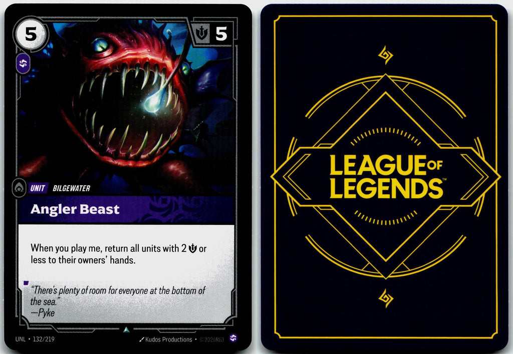 132/219 Angler Beast Unleashed