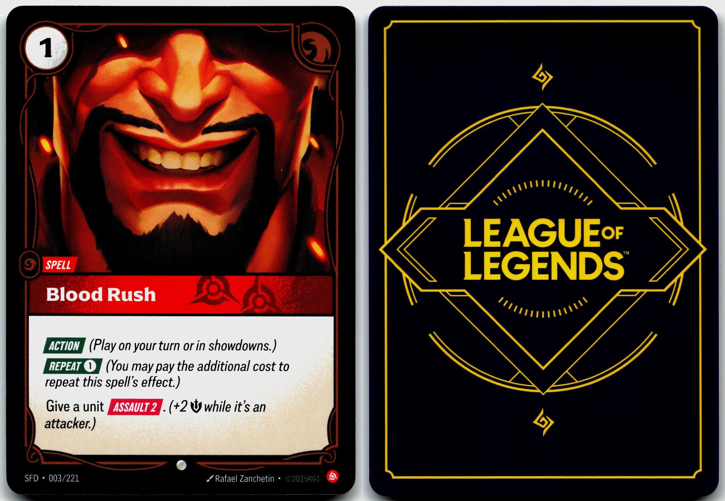003/221 Blood Rush Spiritforged