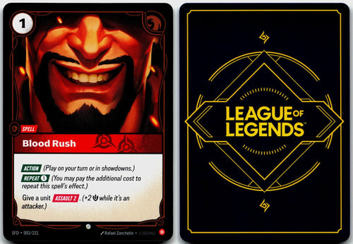 003/221 Blood Rush Spiritforged