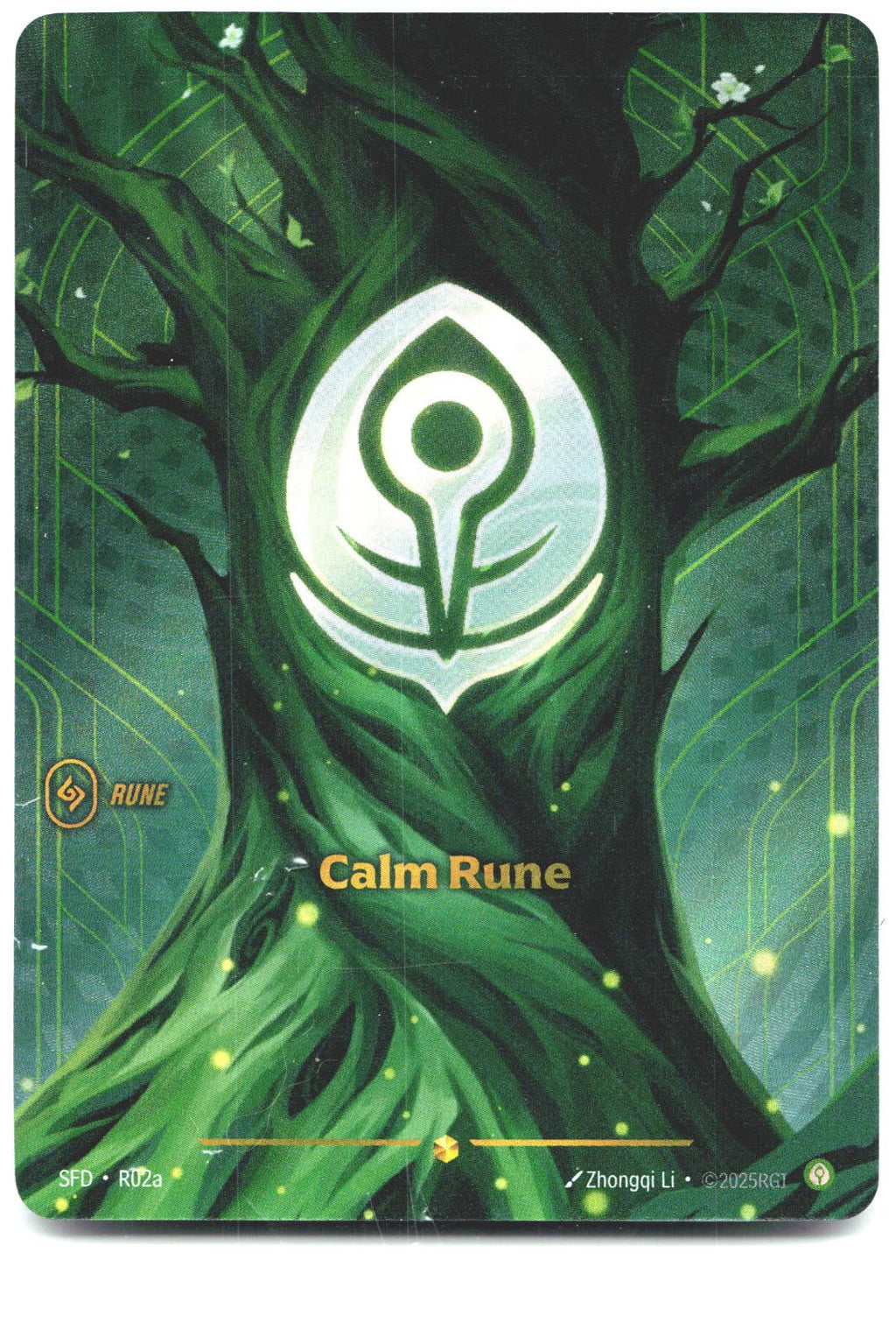 042A/298 Calm Rune (Alternate Art) Foil Origins