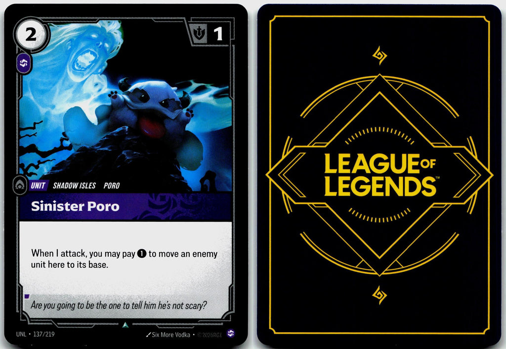 137/219 Sinister Poro Unleashed