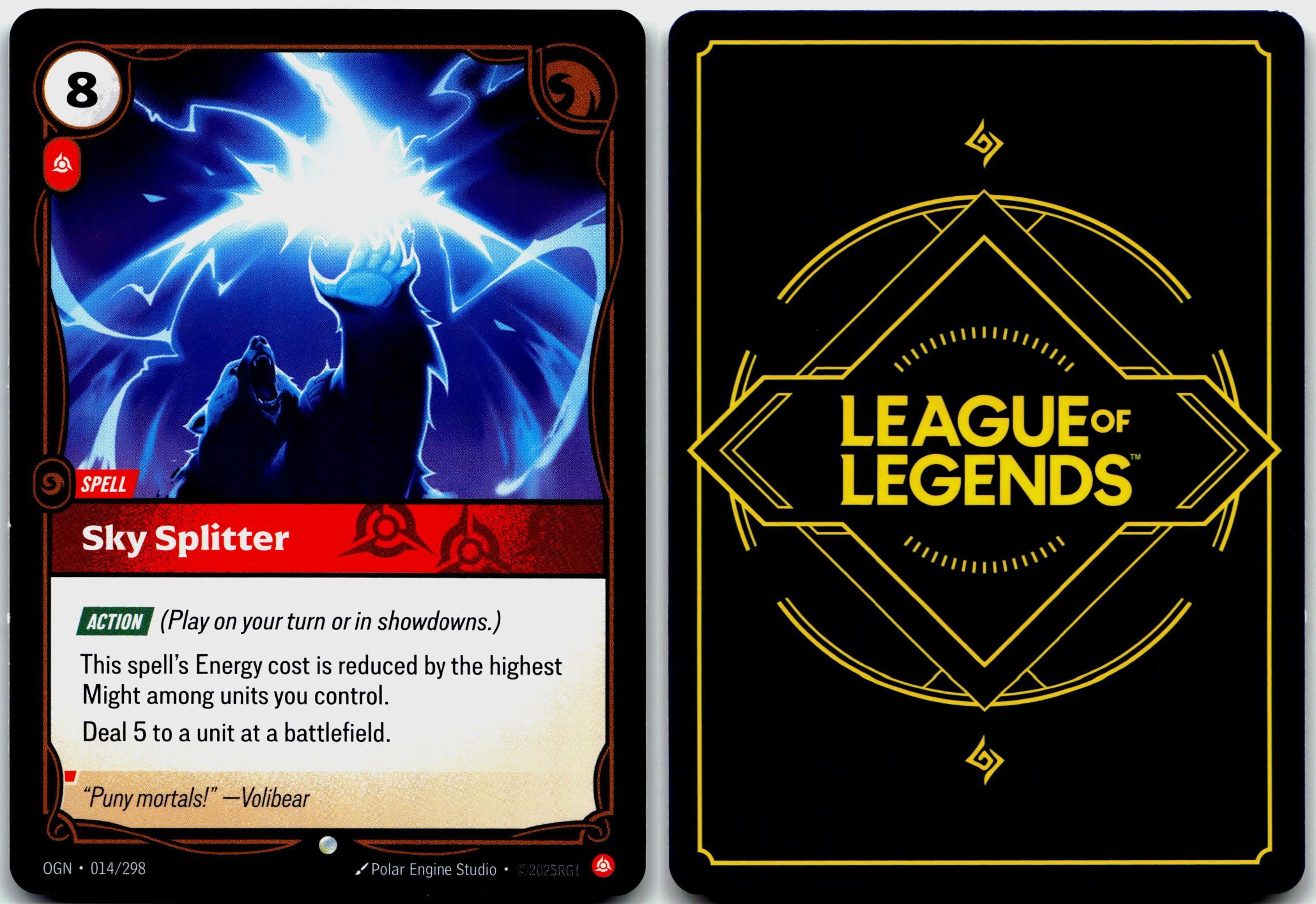 014/298 Sky Splitter Origins
