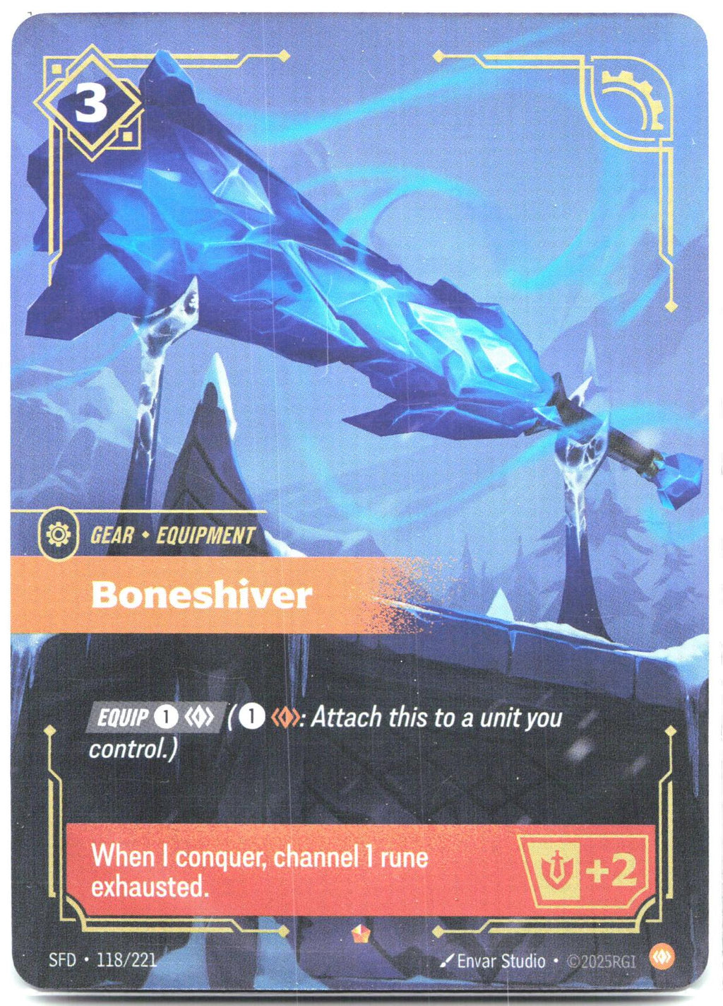 118/221 Boneshiver Foil Spiritforged