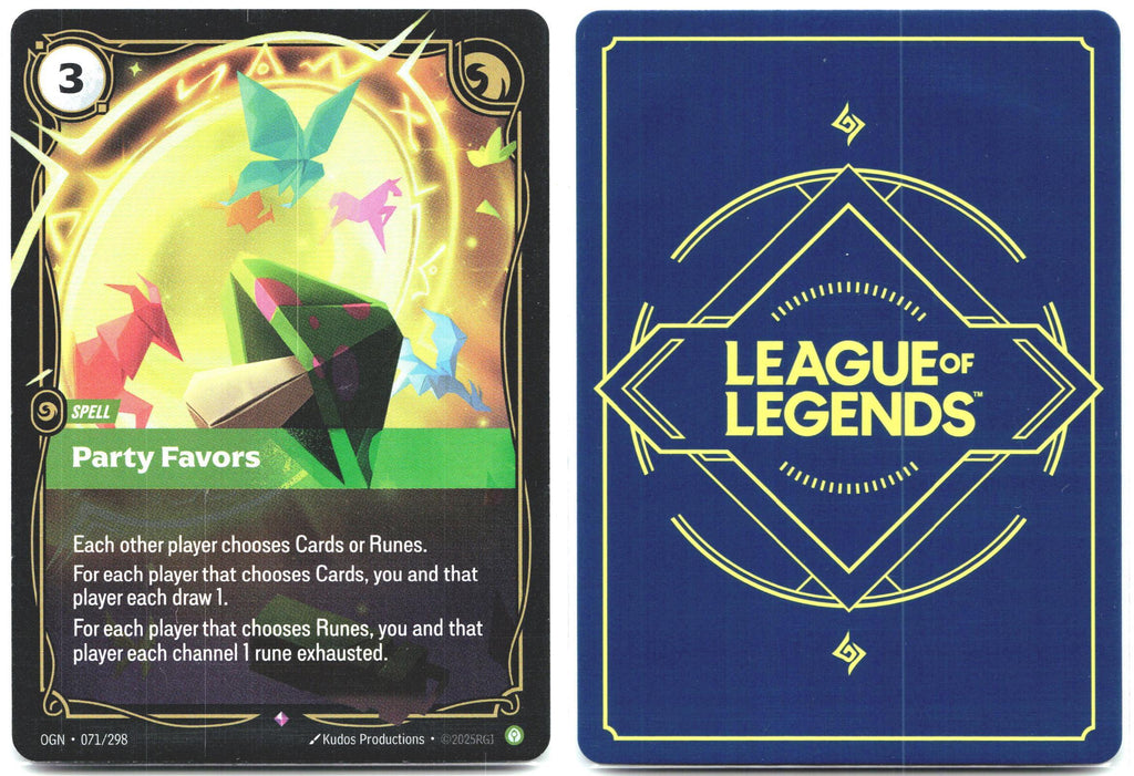 071/298 Party Favors Foil Origins