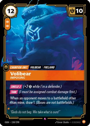 158/298 Volibear - Imposing Foil Origins