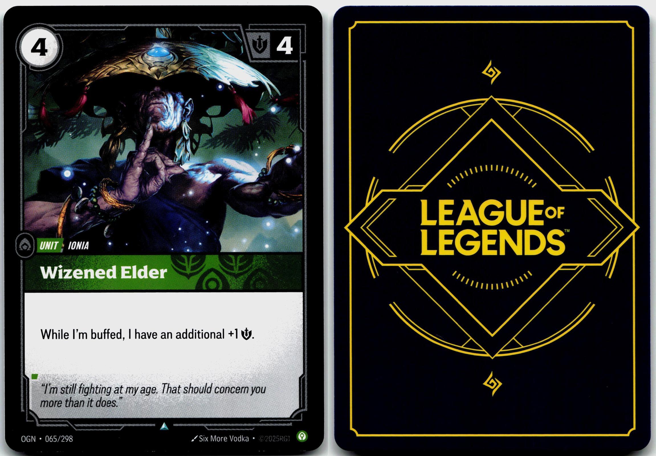 065/298 Wizened Elder Origins