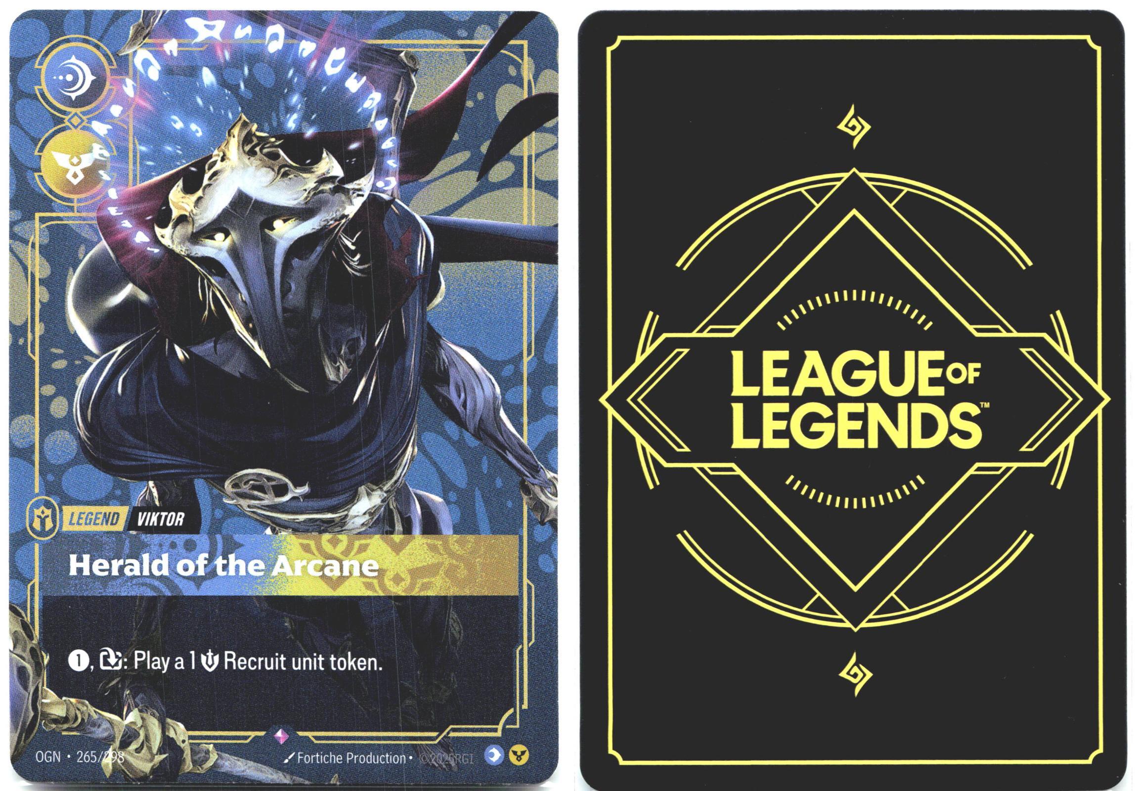 265/298 Viktor - Herald of the Arcane Foil Origins