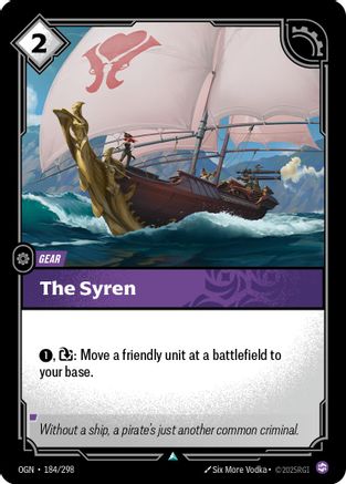 184/298 The Syren Origins